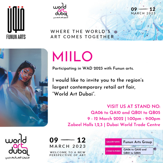 Day 186: You're invited to World Art Dubai!!